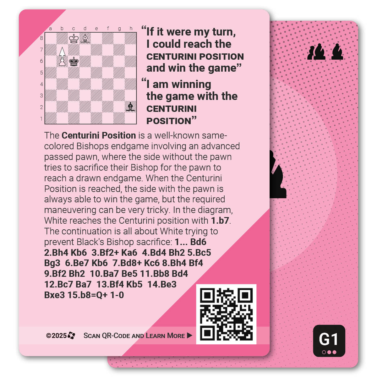 Centurini Position strategy card with definition, diagram and tips - back