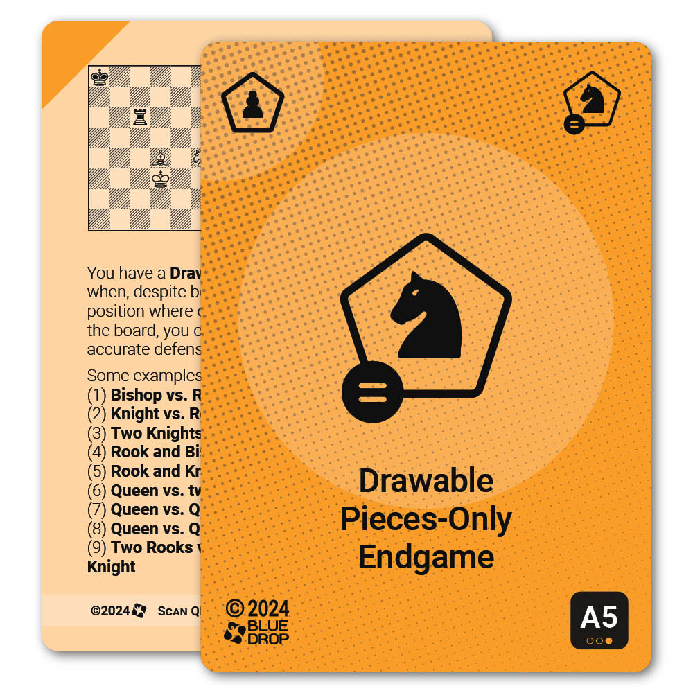 Drawable Pieces-Only Endgame