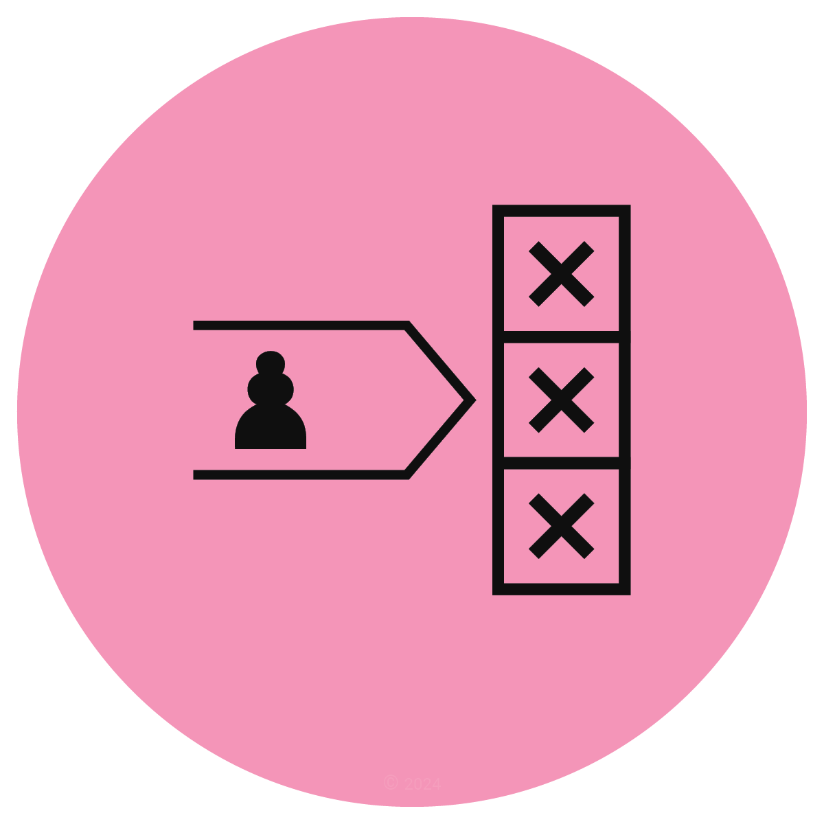 Key Squares in Front of Pawn chess icon