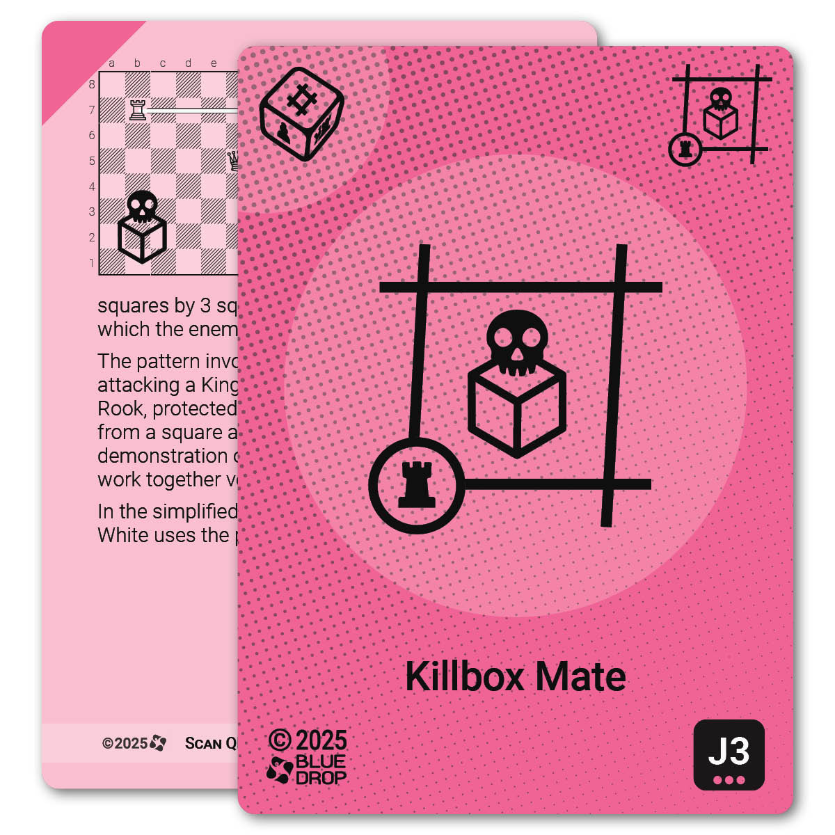 Killbox Mate strategy card with definition, diagram and tips - front
