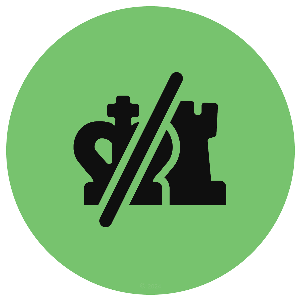 King Not Yet Castled chess icon