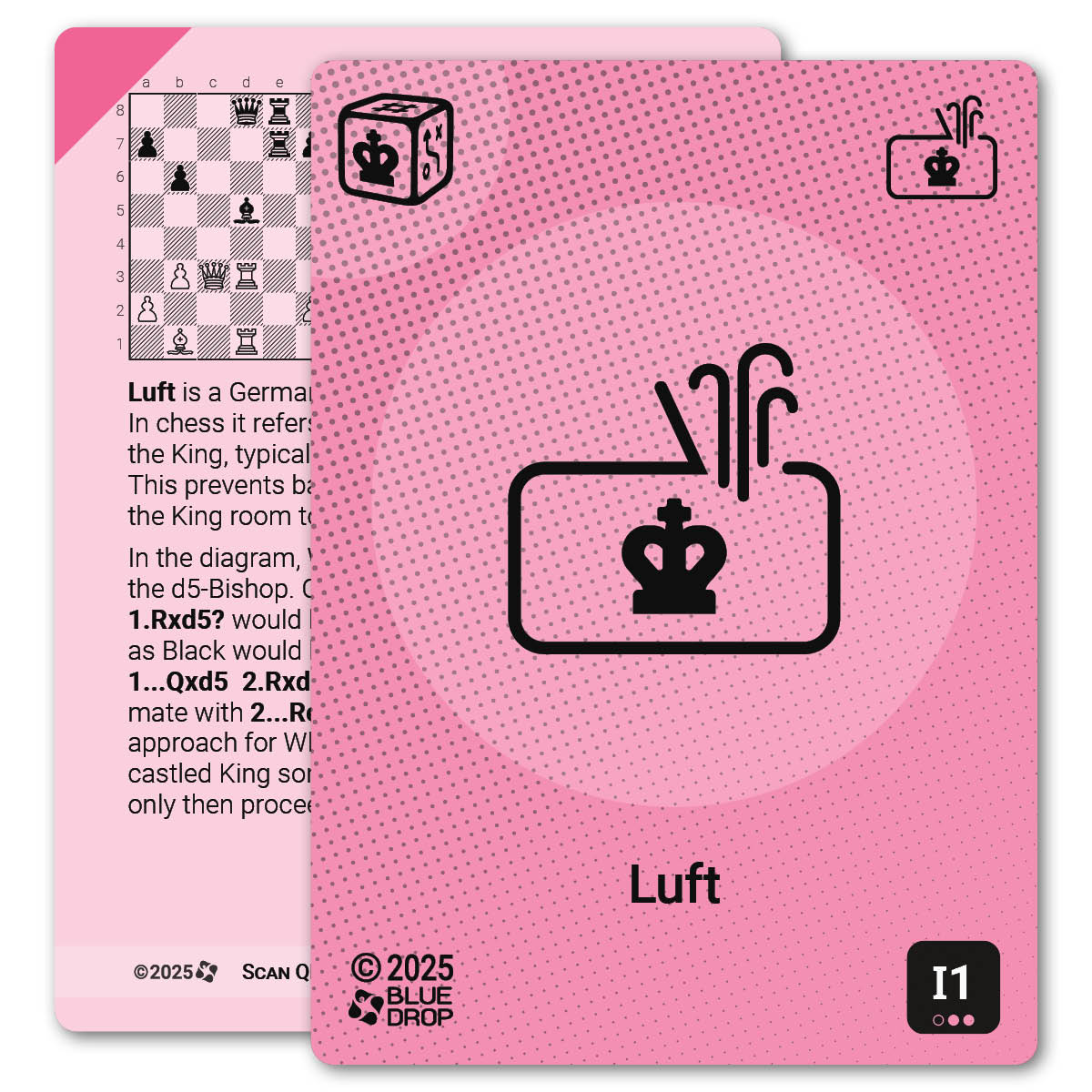 Luft strategy card with definition, diagram and tips - front
