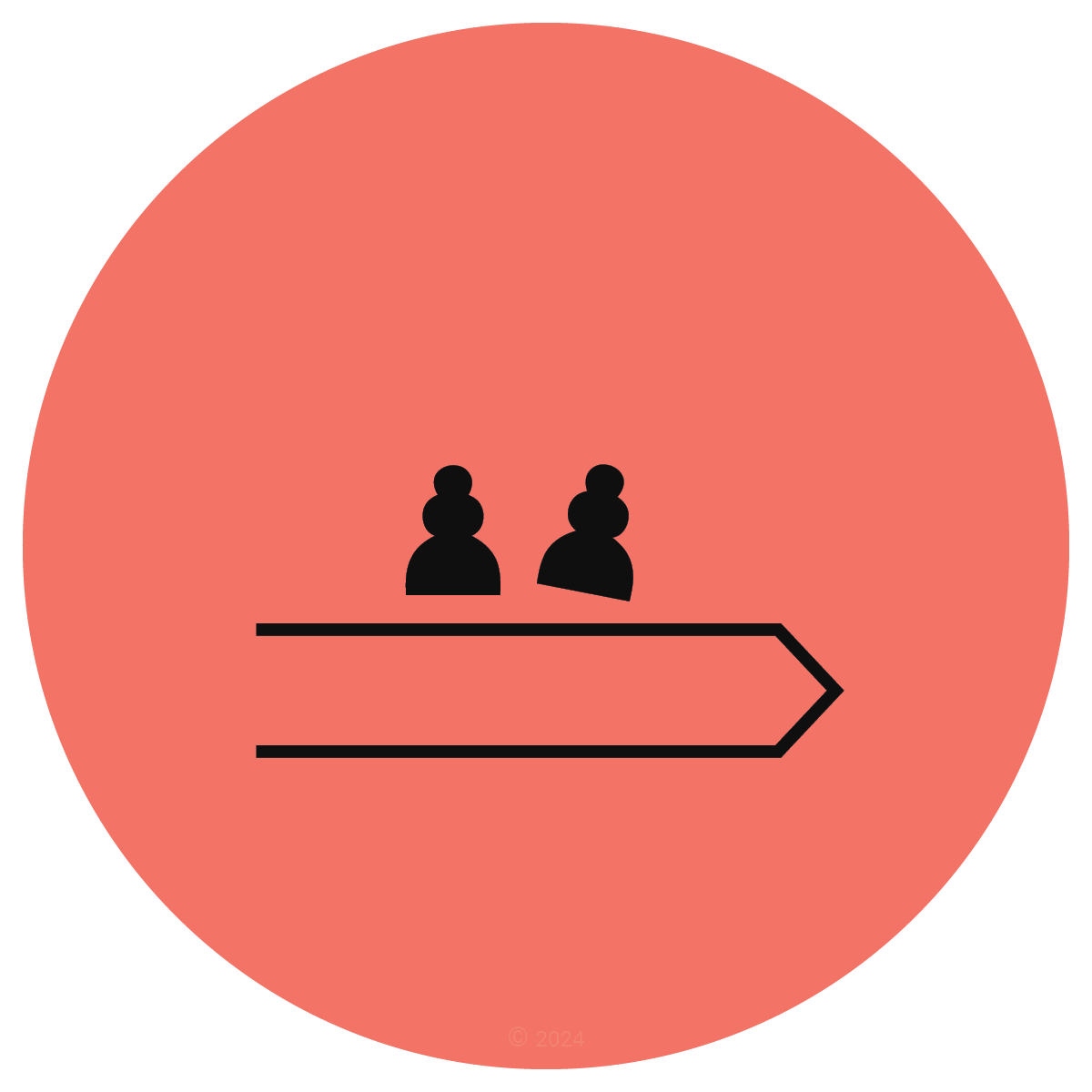 Non-Isolated Doubled Pawns chess icon