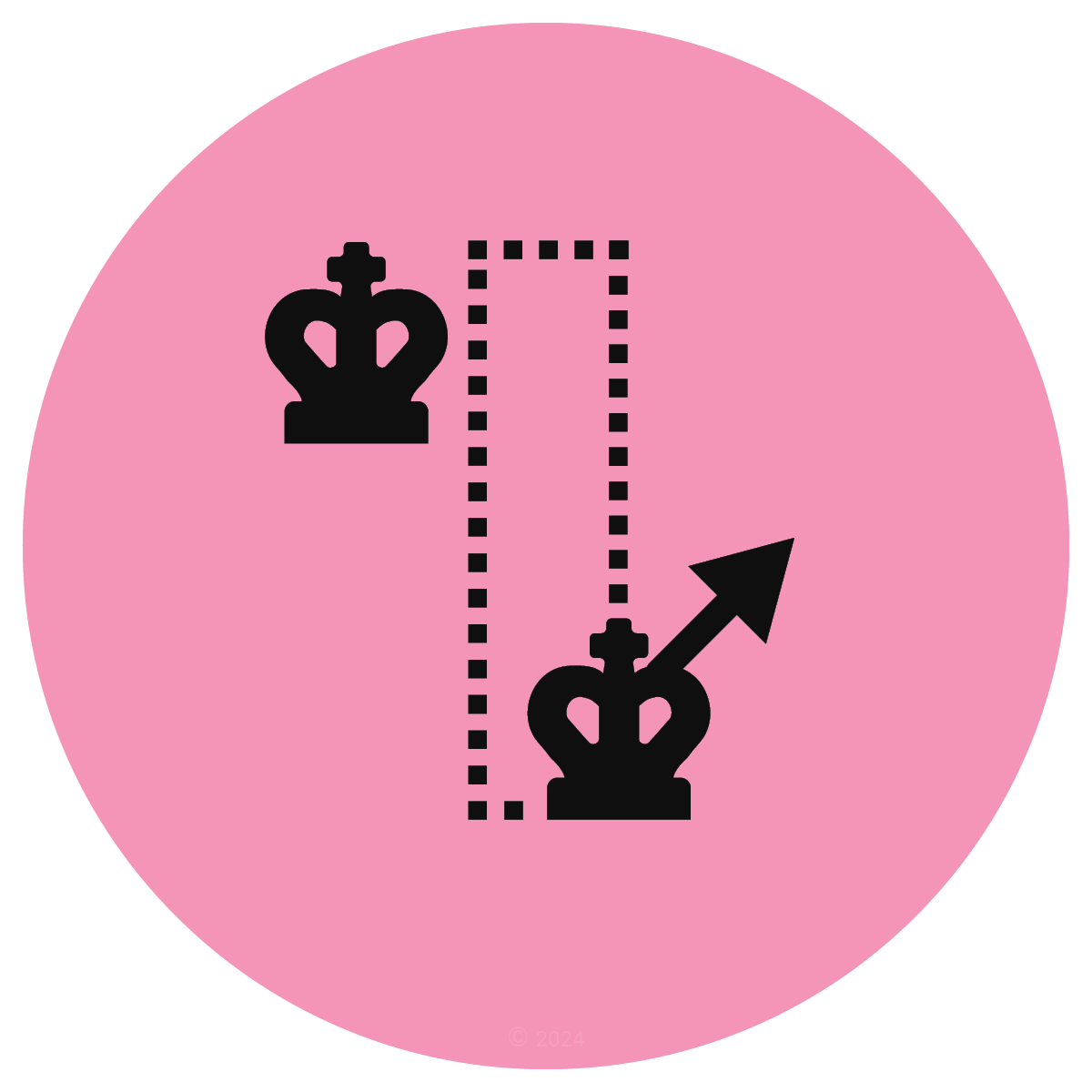 Outflanking chess icon