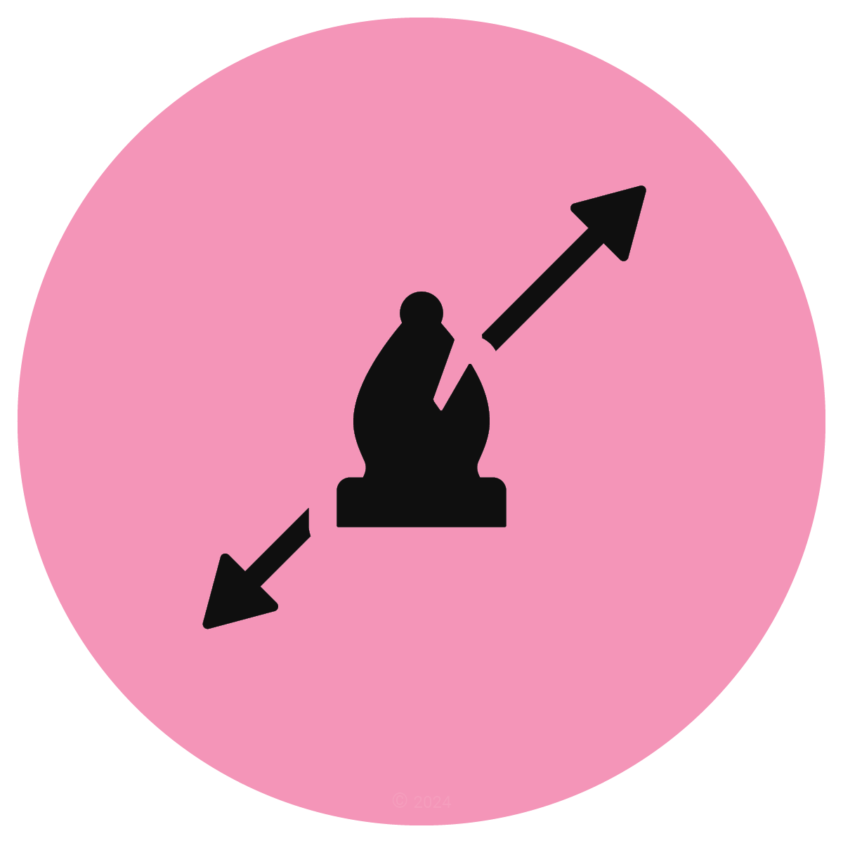 Principle of One Diagonal chess icon