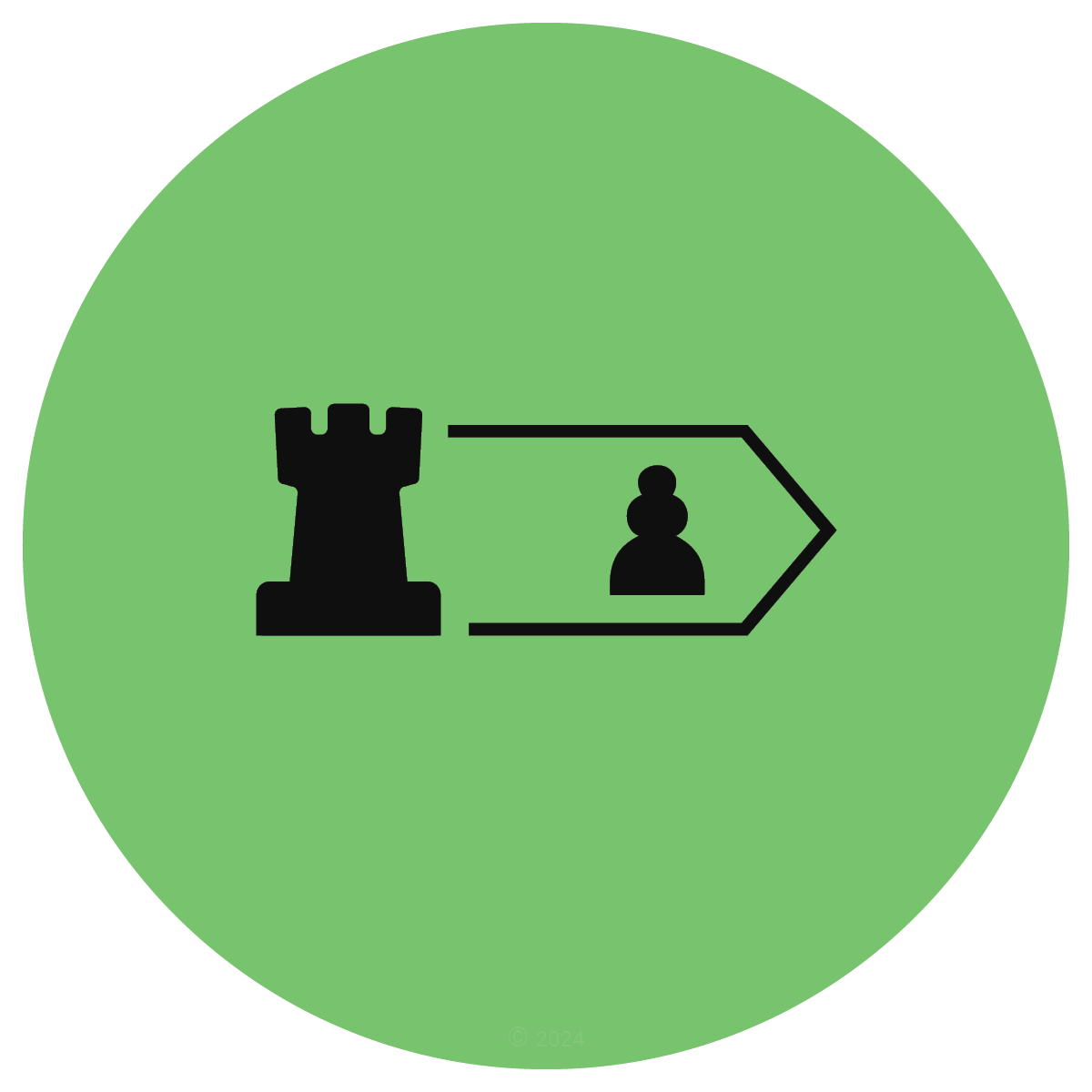 Rook Behind Passed Pawn chess icon
