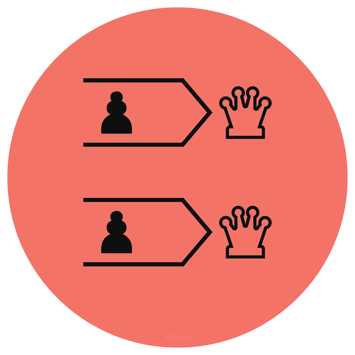 Split Passed Pawns chess icon