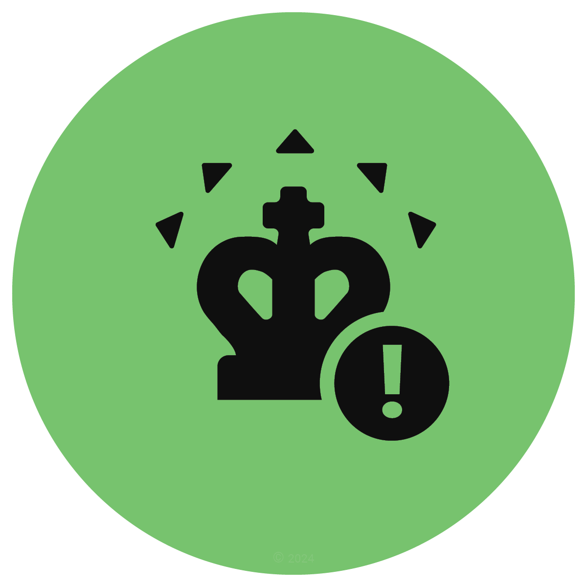 Strong King chess icon