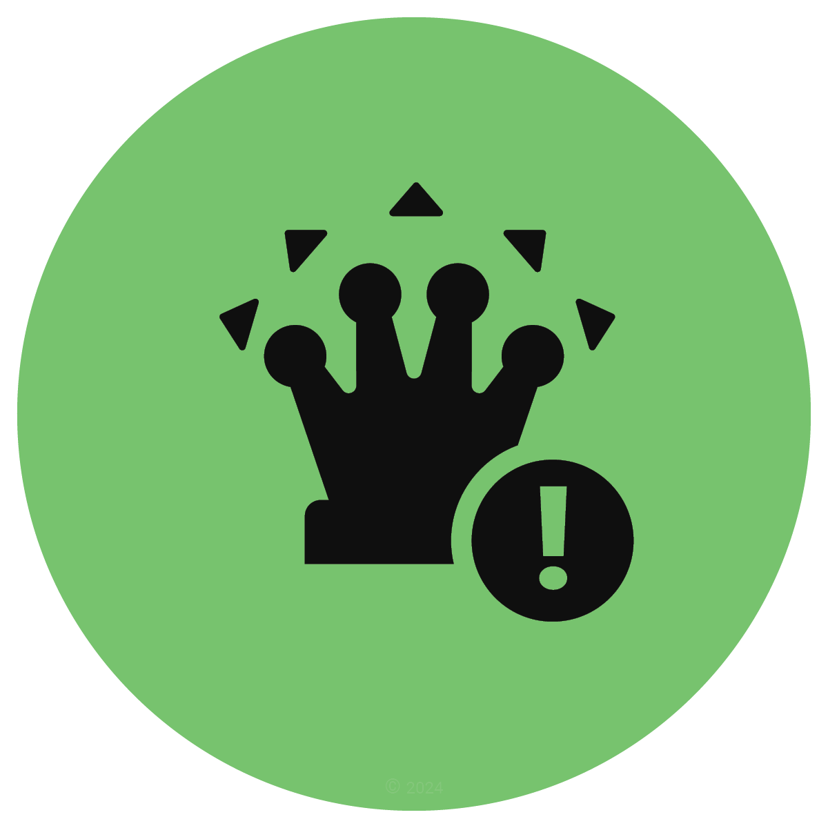 Strong Queen chess icon