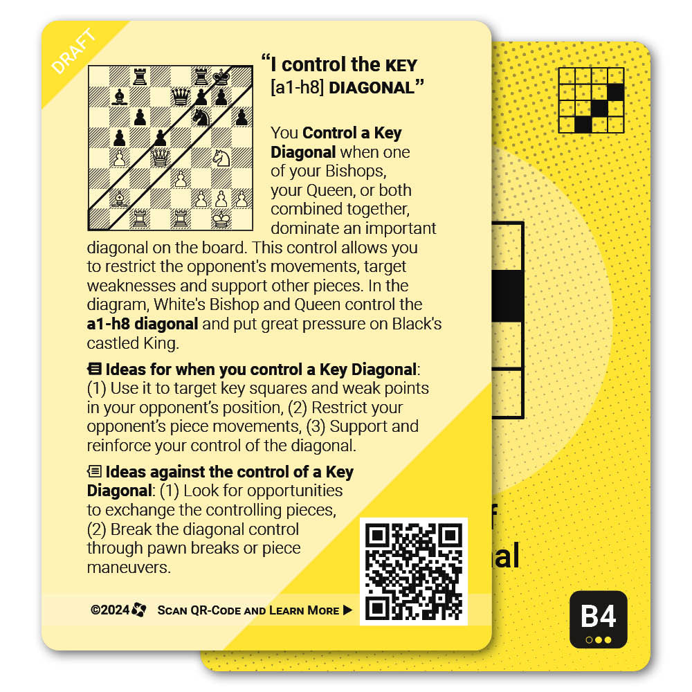 Control of Key Diagonal