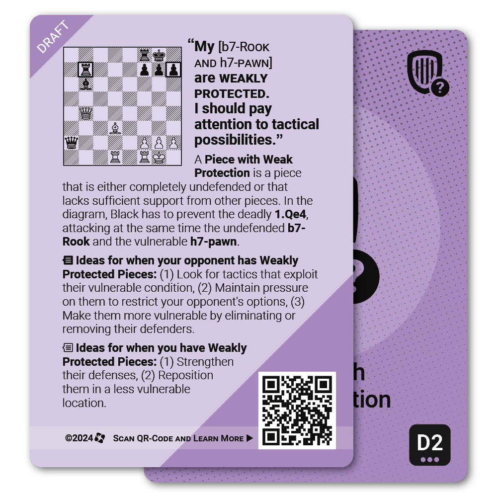 Pieces with Weak Protection