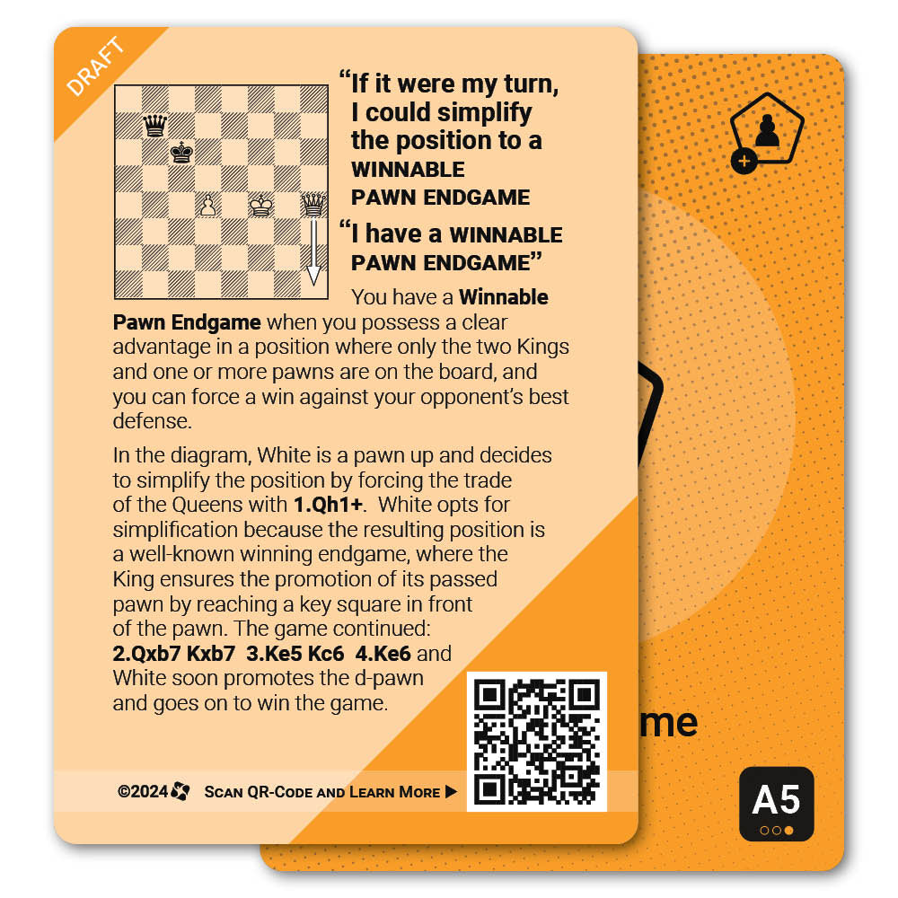 Winnable Pawn Endgame