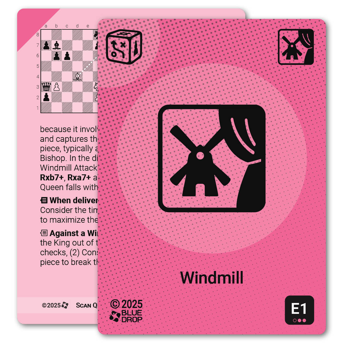 Windmill strategy card with definition, diagram and tips - front