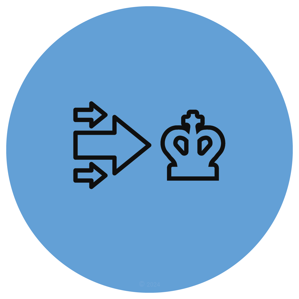 Attack on the Kingside chess icon