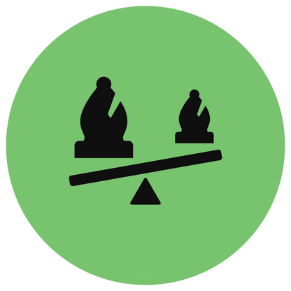 Bishops of Same Color chess icon