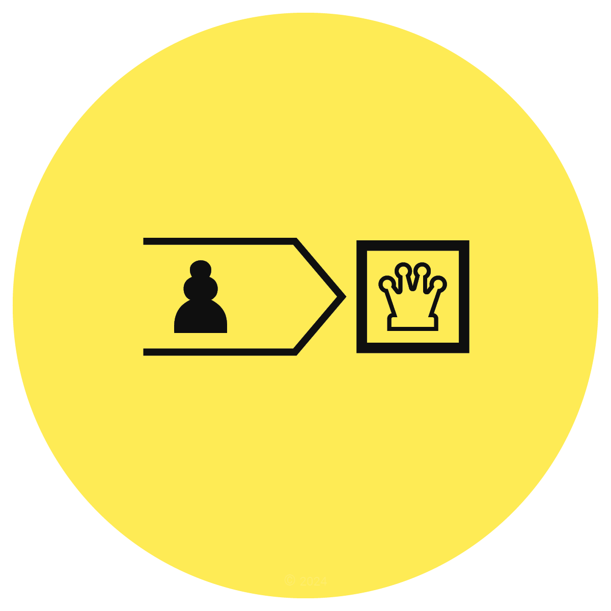 Control of Promotion Square chess icon