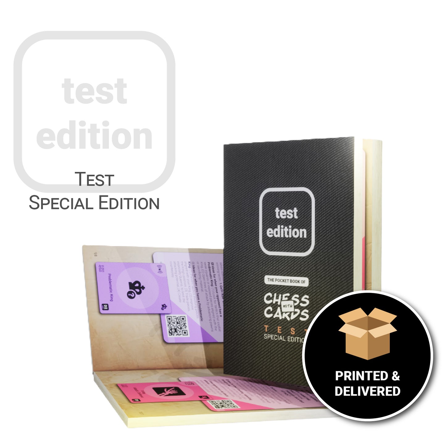Chess With Cards | Test Edition | Pocket Book