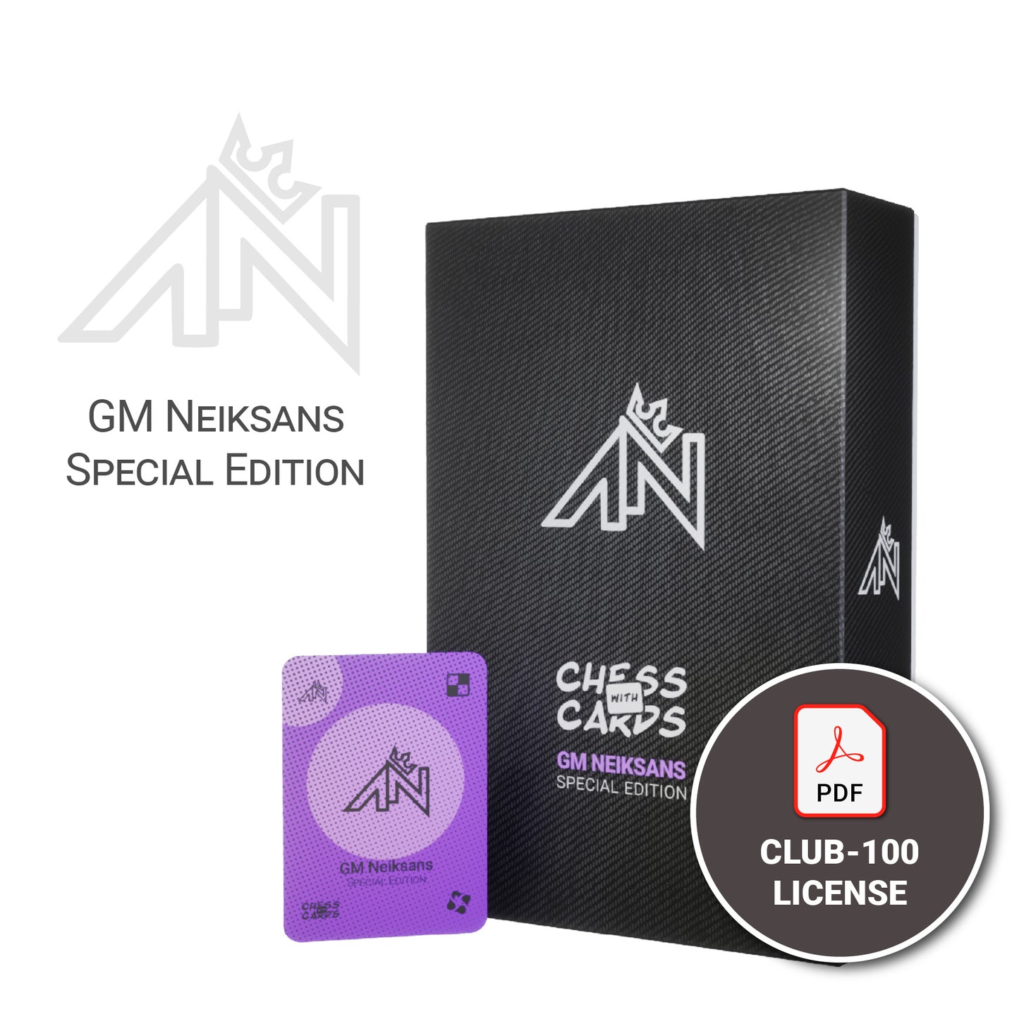 Chess With Cards | GM Neiksans S.E. | Club-100 License