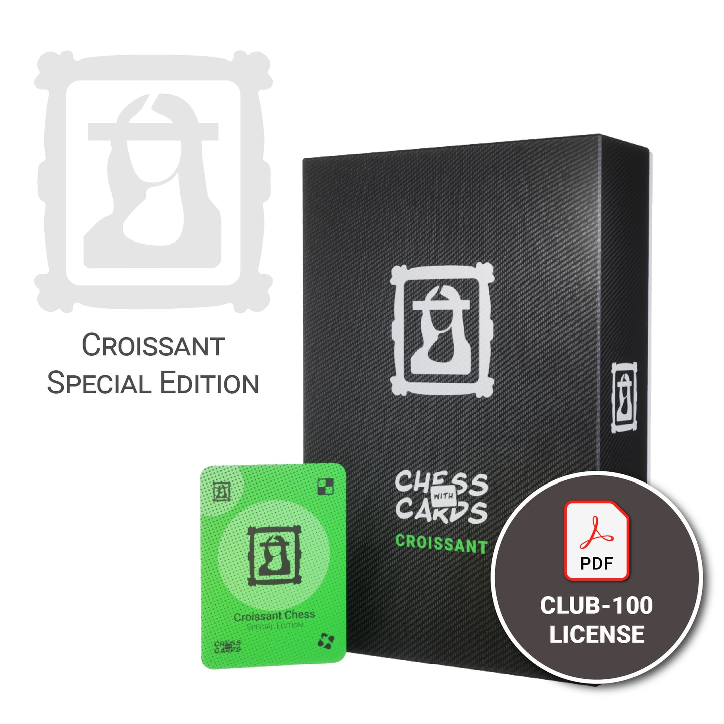 Chess With Cards | Croissant S.E. | Club-100 License