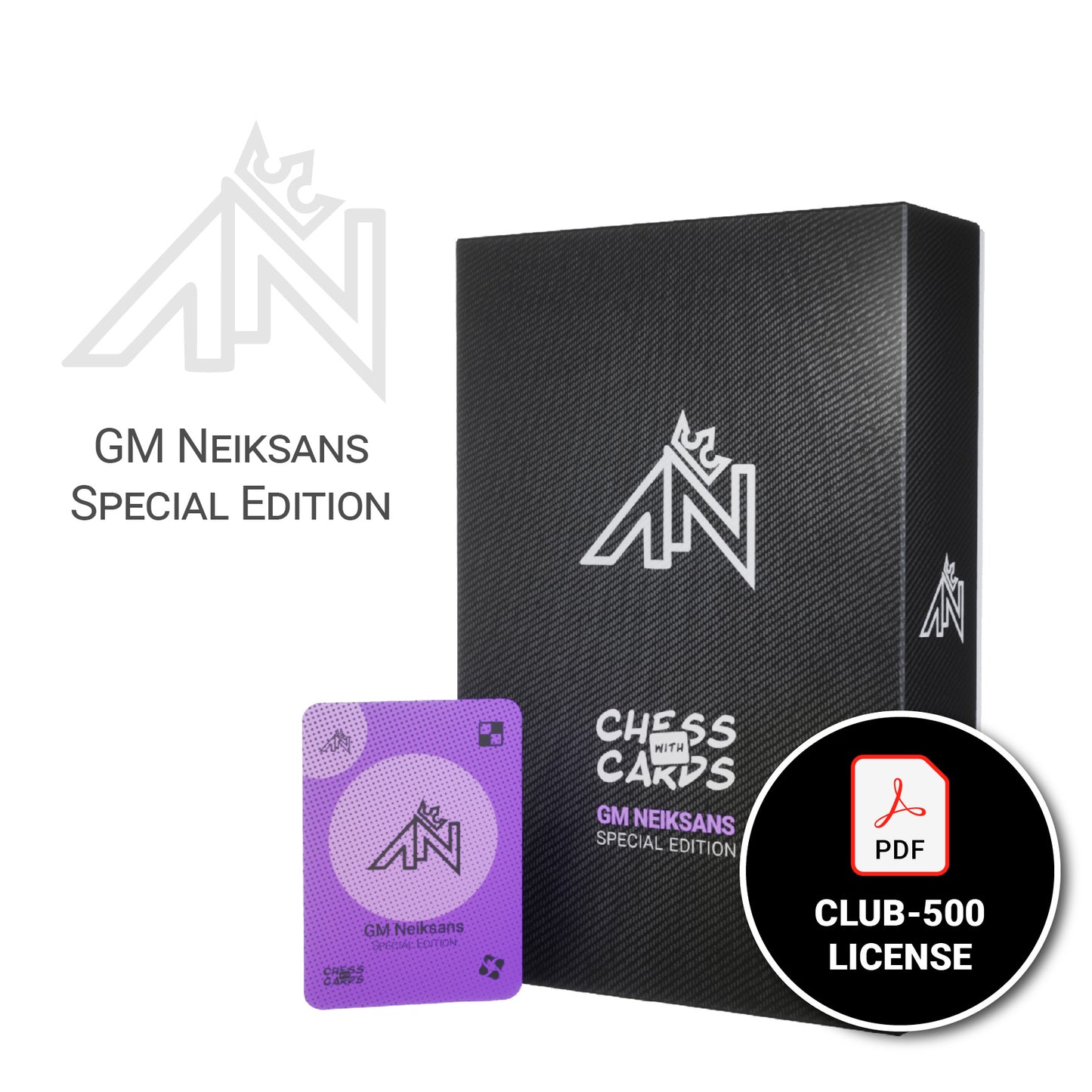Chess With Cards | GM Neiksans S.E. | Club-500 License