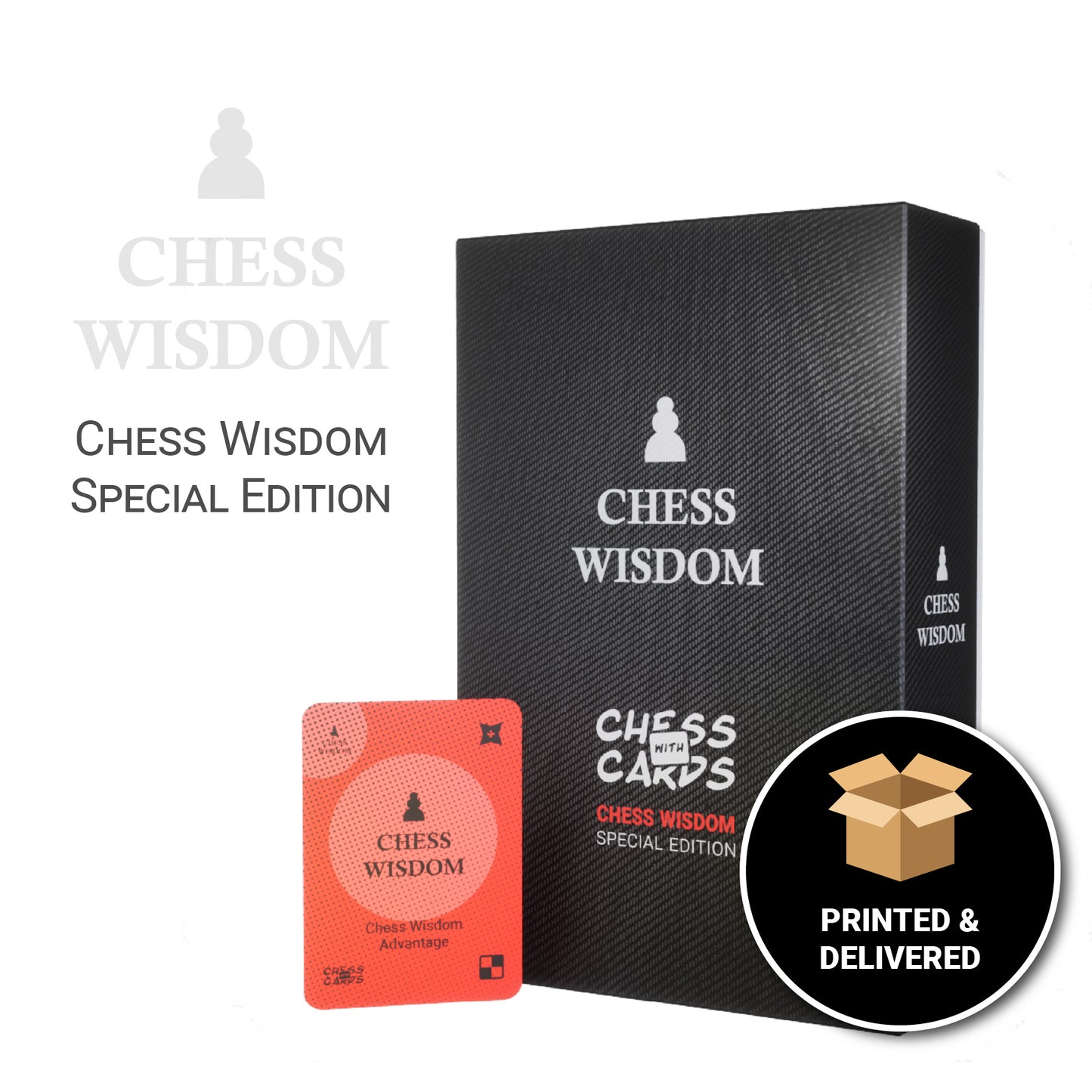 Chess With Cards | Chess Wisdom S.E. | Printed & Delivered