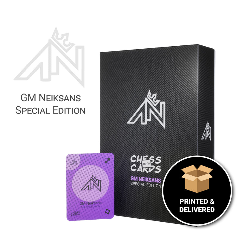 Chess With Cards | GM Neiksans S.E. | Printed & Delivered