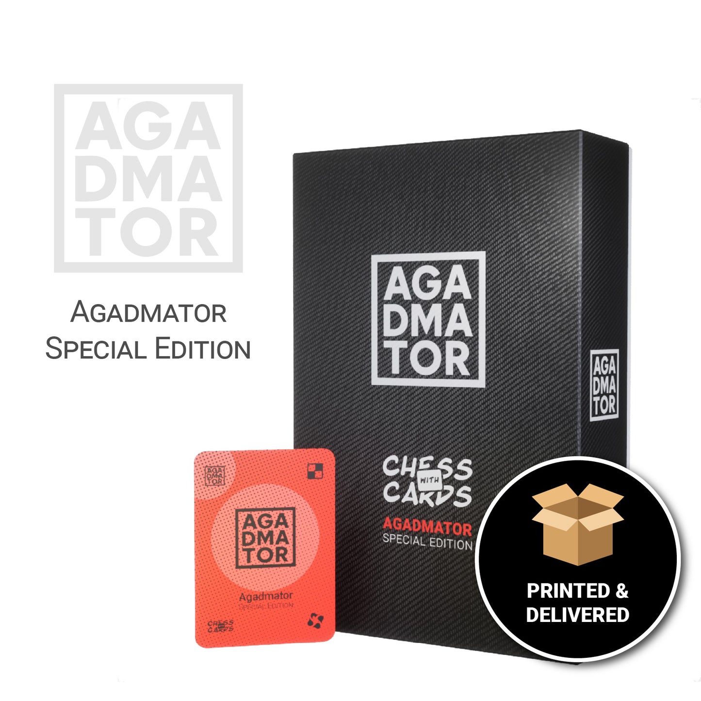 Chess With Cards | Agadmator S.E. | Printed & Delivered