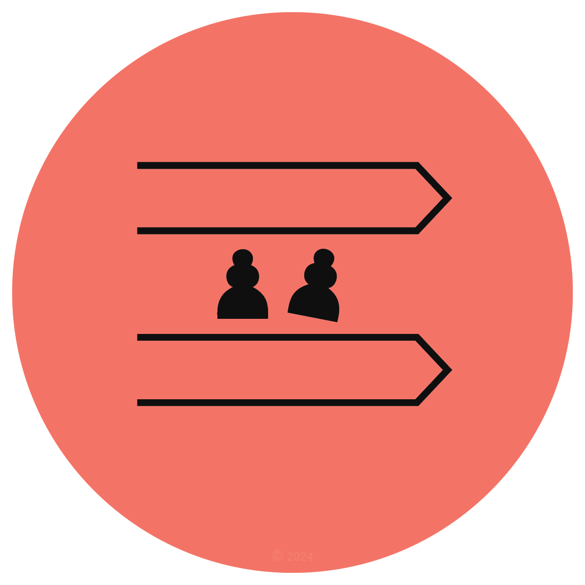 Isolated Doubled Pawns chess icon