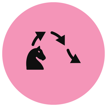 Knight Maneuver chess icon