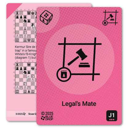 Legal's Mate strategy card with definition, diagram and tips - front