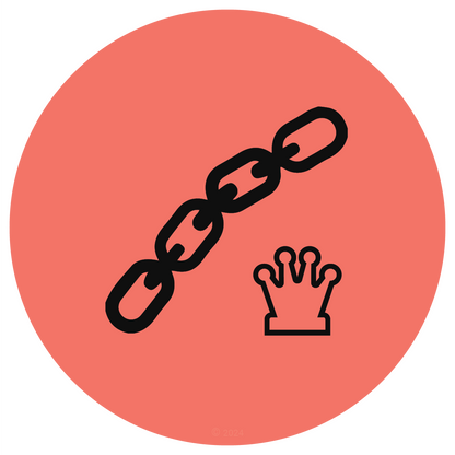 Pawn Chain Pointing to the Queenside chess icon