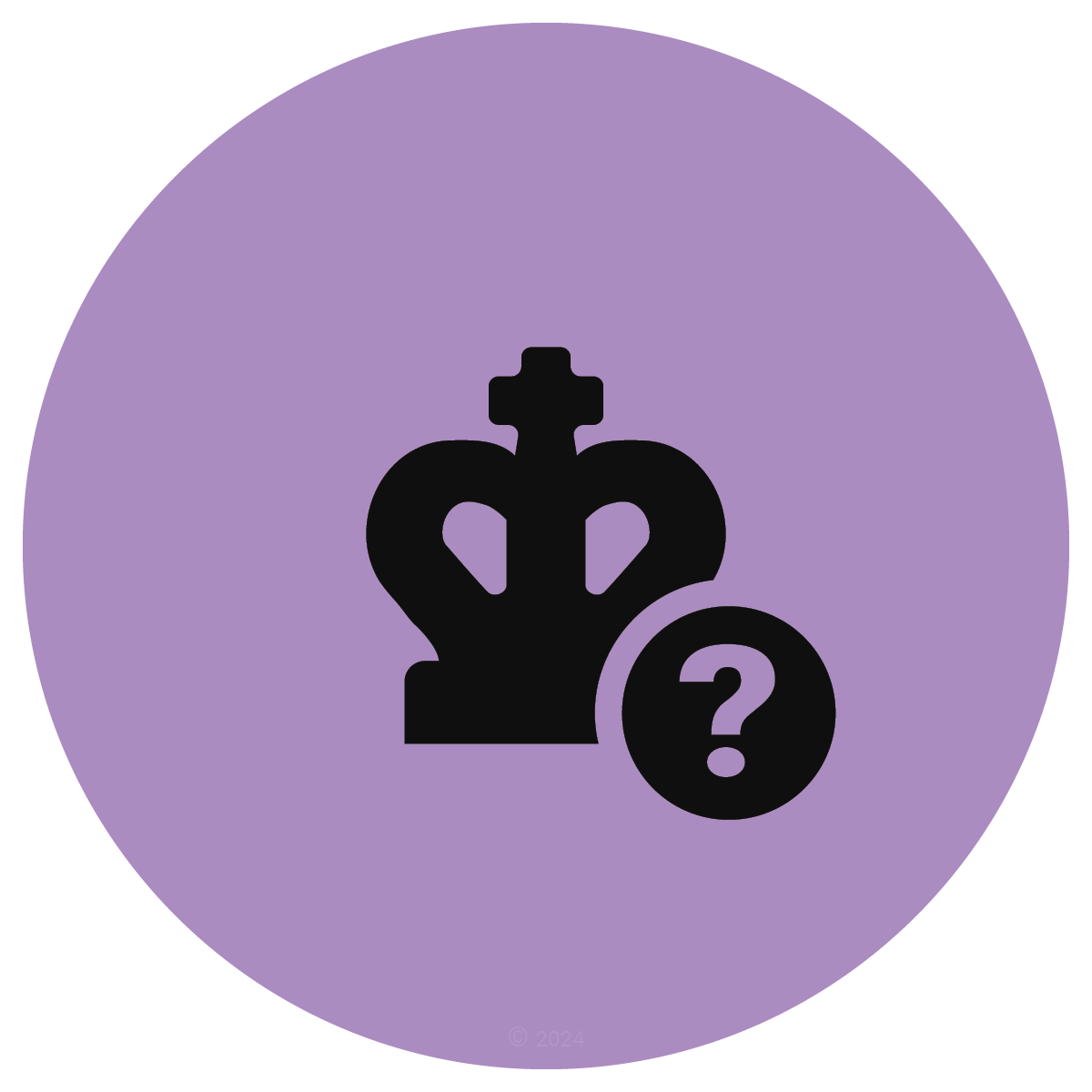 Problematic King chess icon