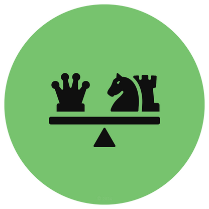 Queen vs. Rook and Minor Piece chess icon