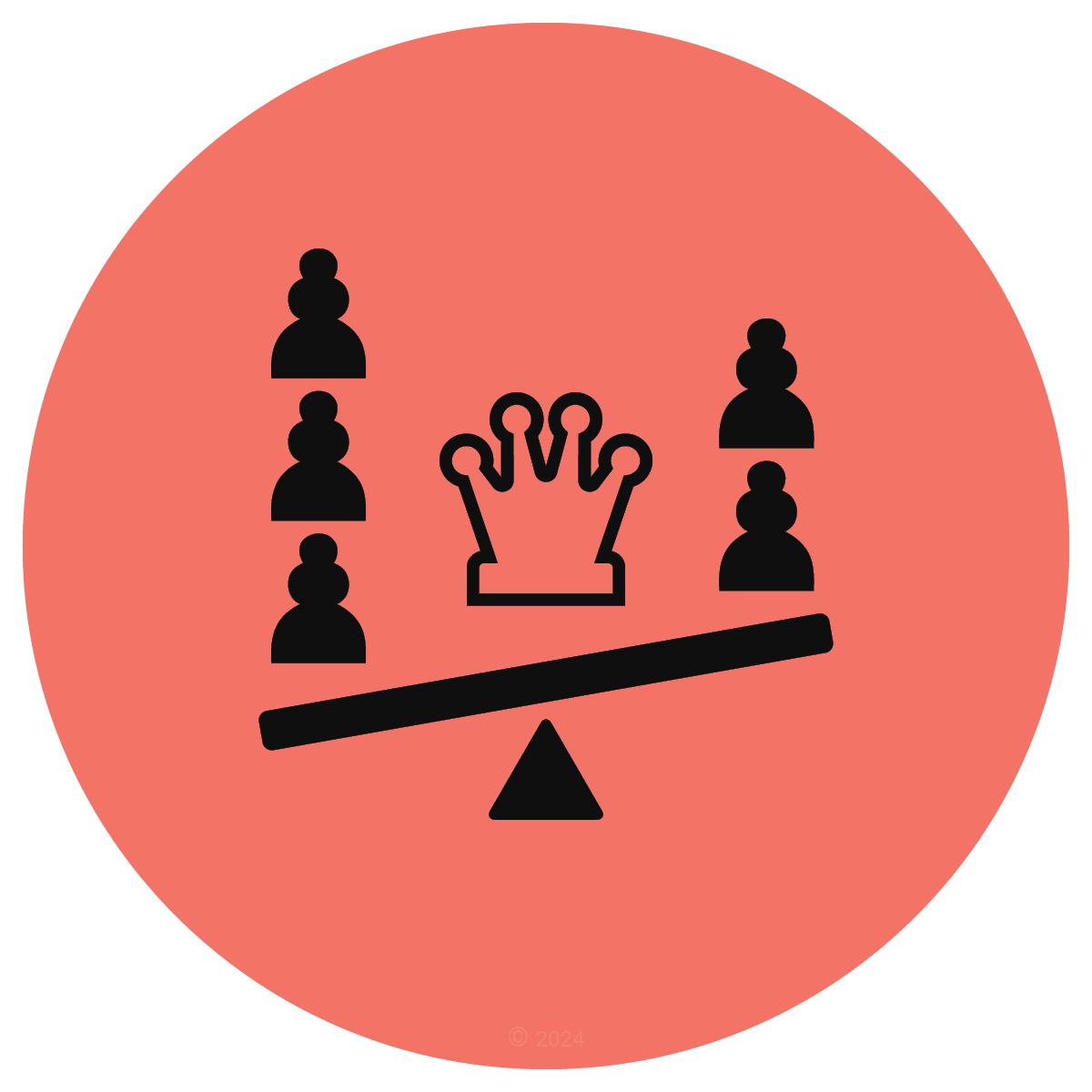 Queenside Pawn Majority chess icon