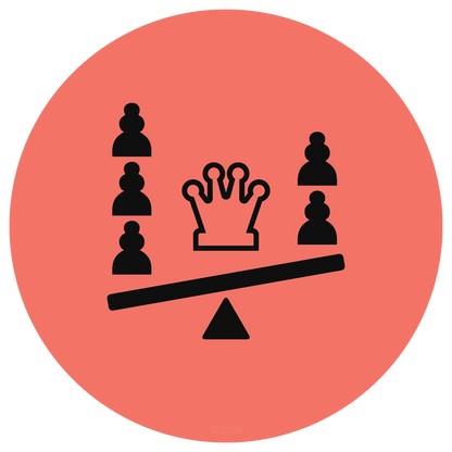 Queenside Pawn Majority chess icon