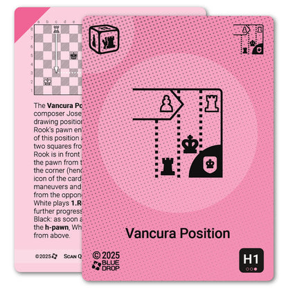 Vancura Position strategy card with definition, diagram and tips - front